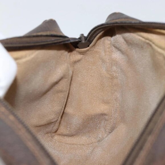 GUCCI GG Supreme Web Sherry Line Clutch Bag PVC Beige Red 75 01 012 Auth th6368 - Picture 14 of 16